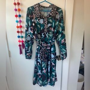 ELOQUII long sleeve dress with belt - 22